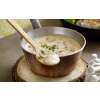 Friet champignon roomsaus